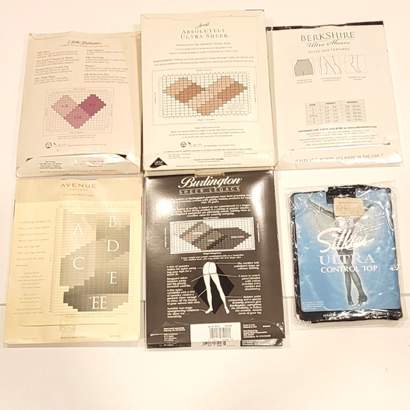 Hosiery bundle 10 pairs. Pearl, Black, Brown, Navy. - Picture 4 of 11